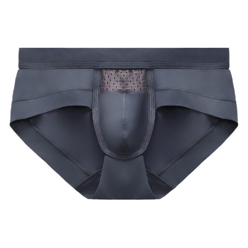 Men's Underwear Men's Briefs Head U Convex Bag Sexy Summer Thin Breathable Youth Solid Color Low Waist Bottom Pants