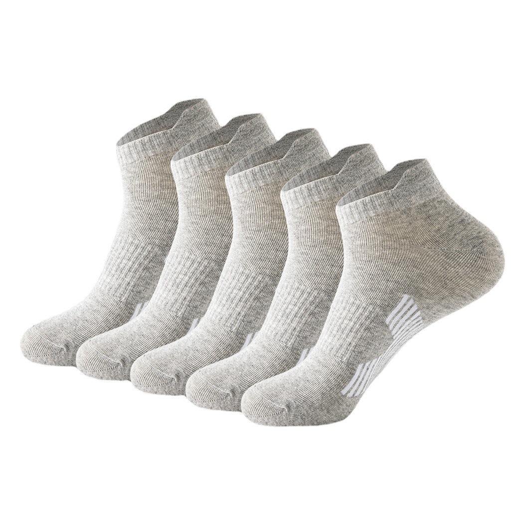 Sports Socks Men's Short Socks Summer Cotton Socks Low-Cut Shallow Mouth Short Socks Men's Running Basketball Socks Zhuji Socks Industry