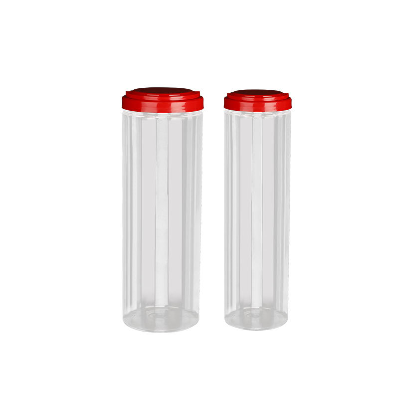 Picture of Factory Straight Hair Pet Tie Bottle Extra Long Transparent Storage Plastic Bottle Sub-Packaging Sealed Bottle Round Straight Bottle
