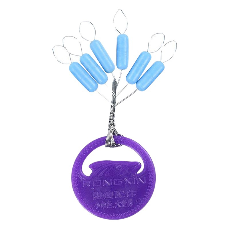 Rongxin space bean rubber large bean giant Bean does not hurt thread bean round straight column fishing fish small accessories wholesale