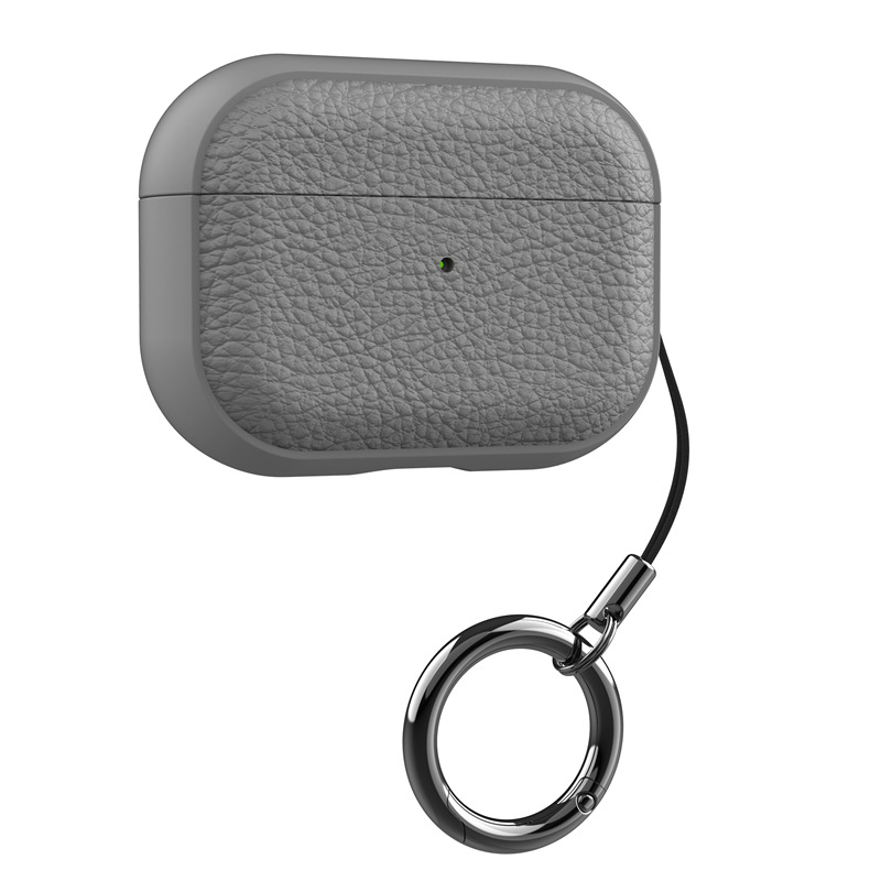 Picture of Suitable for Airpodspro3 Protective Cover Apple Pro2 Second Generation Leather Bluetooth Soft Shell Airpods4 Headphone Shell