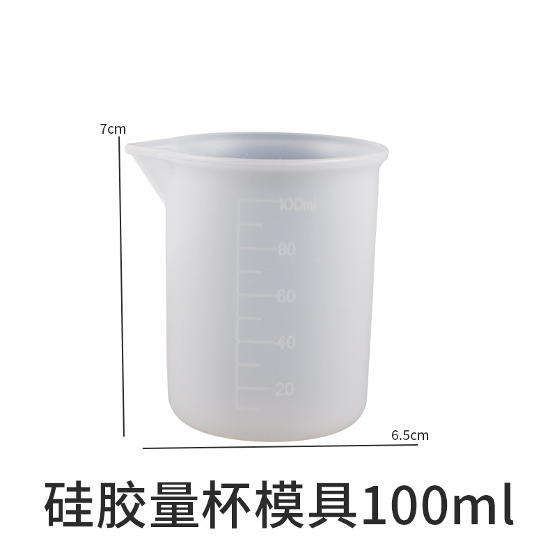 Picture of diy30 50 100 250 350 450 600 1000ml Crystal dropping Silicone Measuring Cup sub-filling cup mold