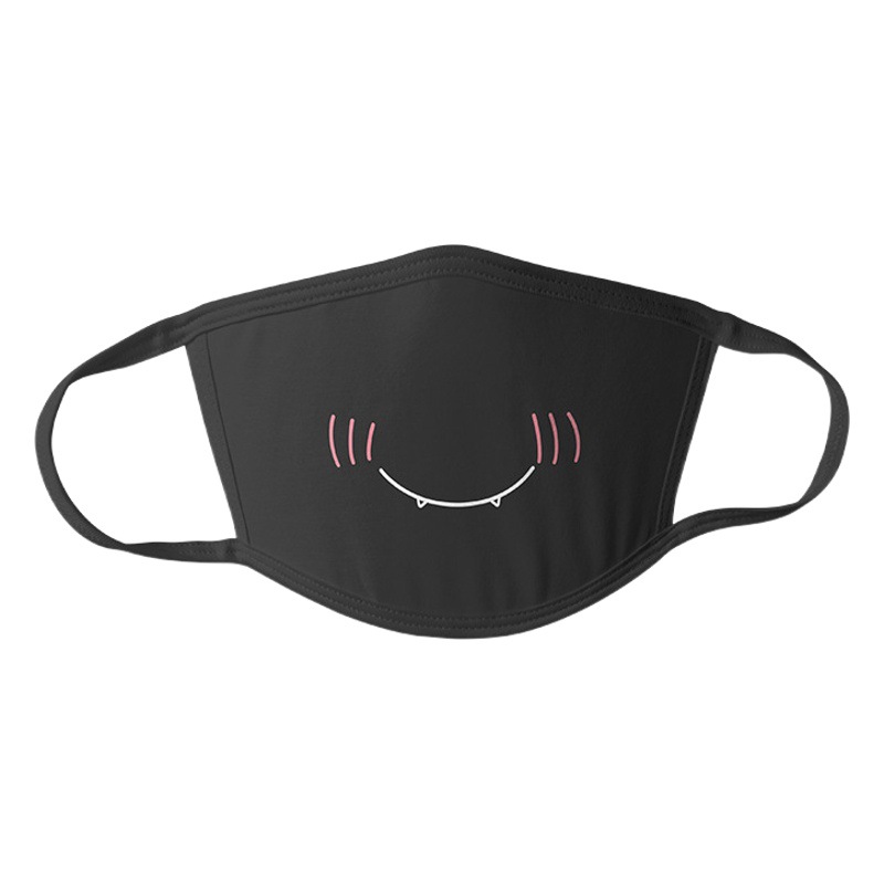 Cross-border Japan Cotton Masks Wholesale Adult Women Cute Children Ice Silk Cartoon Printed Masks Summer Sun Protection