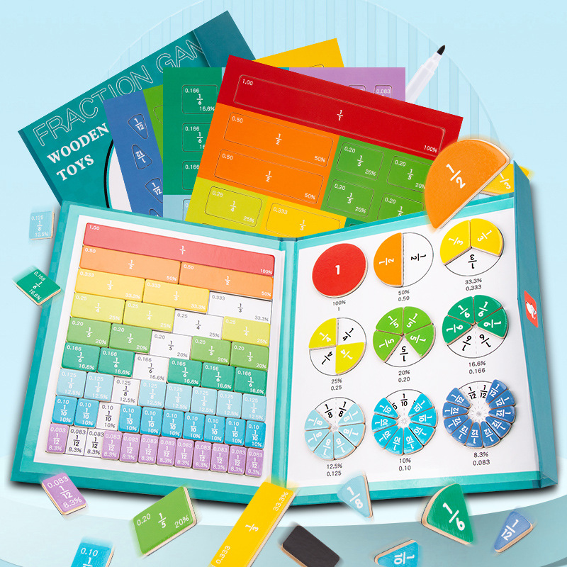 Picture of Little lion magnetic score plate demonstrator molecular denominator cognitive addition and subtraction third grade primary school mathematics score
