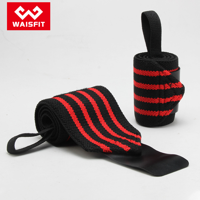 in stock wholesale elastic sports wrist guard fitness weightlifting bodybuilding winding belt booster belt wrist guard