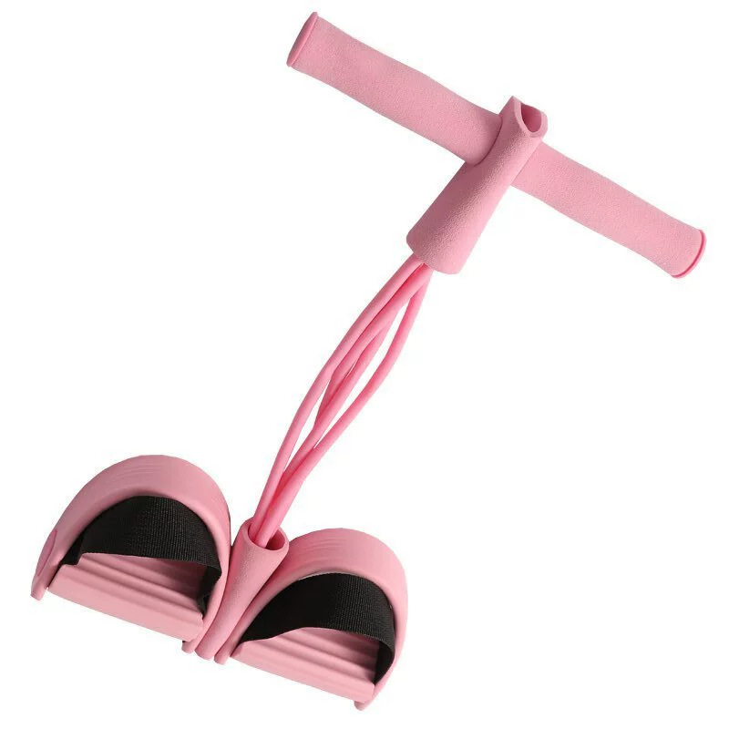 Picture of Pedal puller multi-function sit-up auxiliary home fitness belly arm pedal tube 6 pull rope