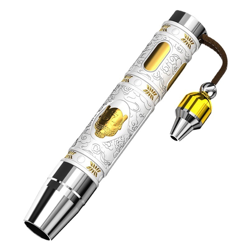 Godfish Jade Identification Flashlight for Jade Appraisal, Jewelry Inspection, Jade Viewing, 365Nm Money Detector Light with White, Yellow, and Purple Lights