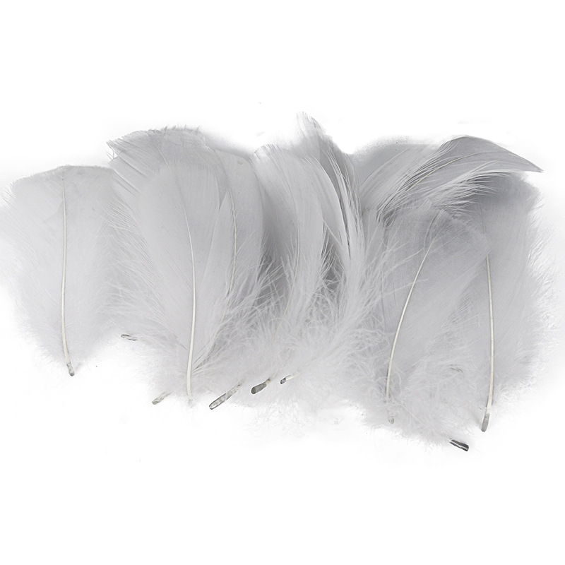 Picture of Special offer about 100 colored small floating feathers goose feather diy jewelry festival scene decoration filler feathers