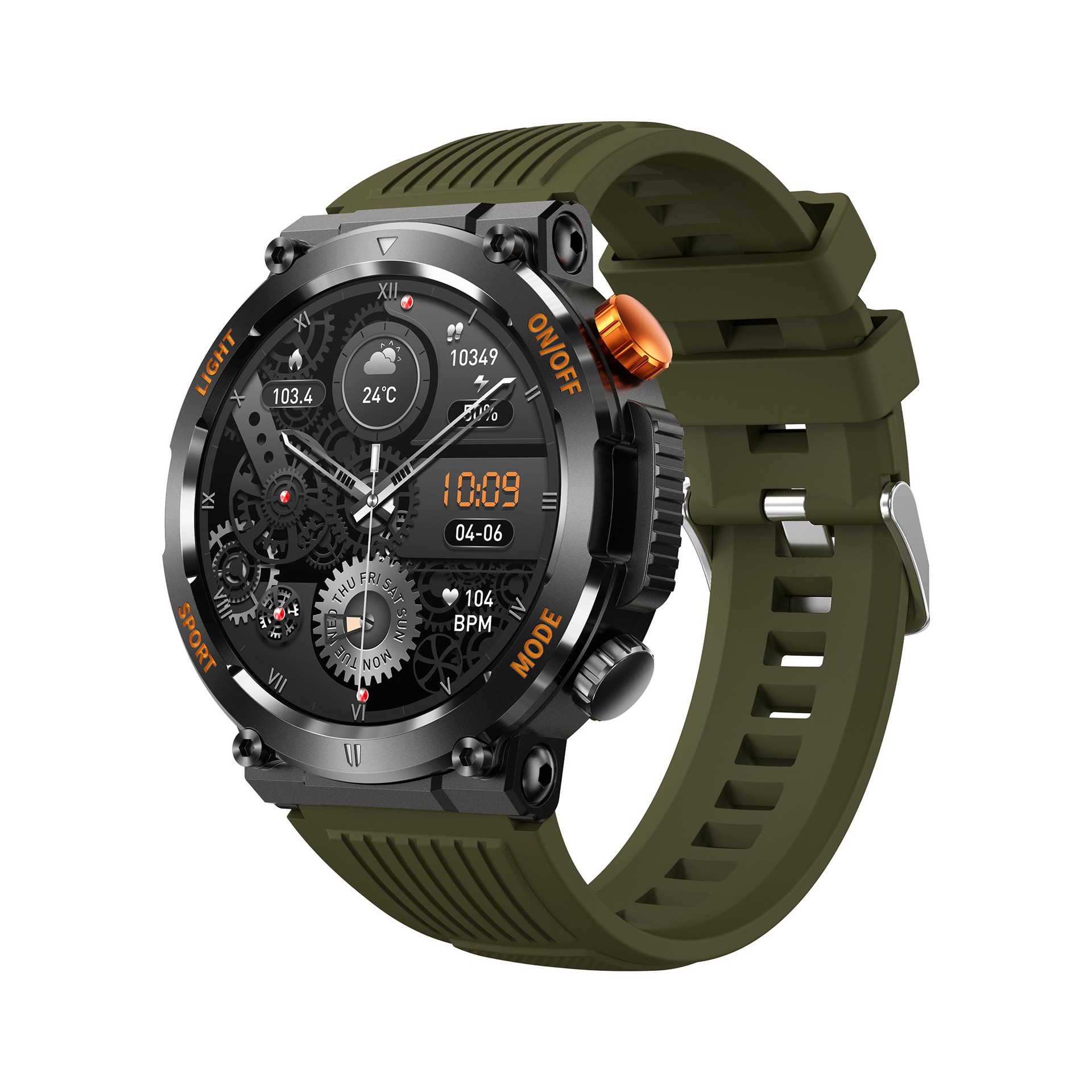 Picture of New HT17 smart watch Bluetooth call outdoor compass exercise three prevention heart rate sleep monitoring weather