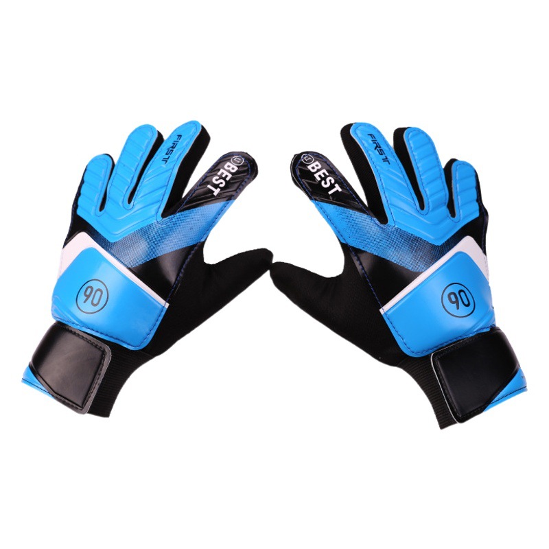 Children's Goalkeeper's Gloves Teenagers Goalkeeper's Gloves Latex Breathable for Primary School Students Competition Training