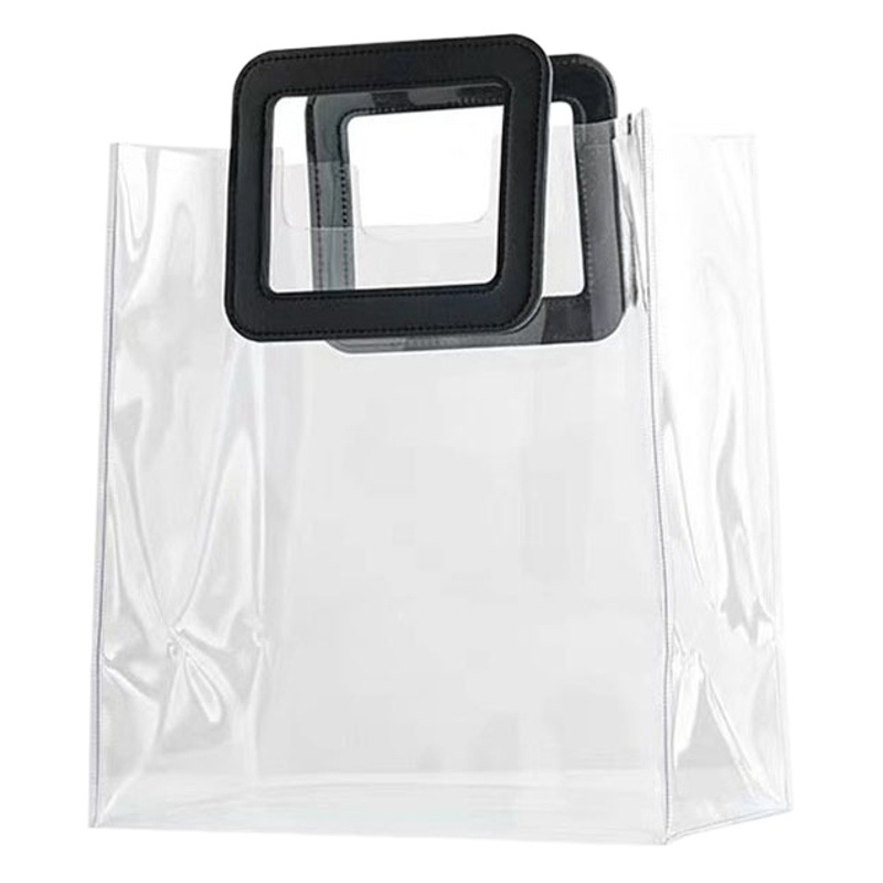 PVC handbag gift candy gift bag wedding hand bag hand gift transparent packaging bag wholesale spot ins
