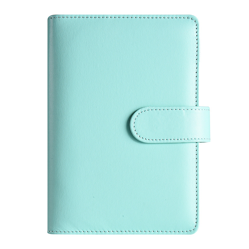 Picture of A6 Binder Cross-Border Creative Notebook Wholesale Zipper Bag Macaron Pu Leather Cash Budget Notebook