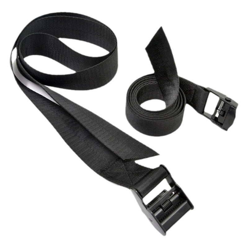 Spot Zinc Alloy Press Buckle Strap Glass Cargo Transport Logistics Pull Fastening Fixed Rope Black Pallet Strap