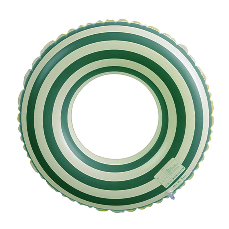 Picture of Factory wholesale thickened children's striped adult swimming ring inflatable underarm ring net red floating ring double airbag swimming ring