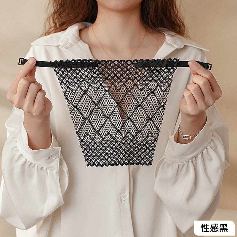 Picture of A variety of flower-shaped chest lace single-layer double-layer anti-running light leakage tube top breast covering breast cloth one-piece anti-light leakage