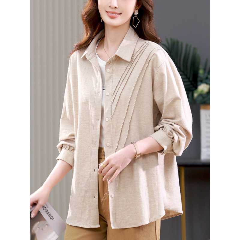[cloth guest] 24 autumn Hangzhou Italy casual long sleeve cotton shirt