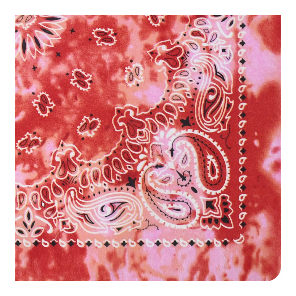 Picture of European and American cross-border all-match tie-dyed polyester melon seeds flower outdoor sports scarf ameikaji motorcycle all-match square scarf