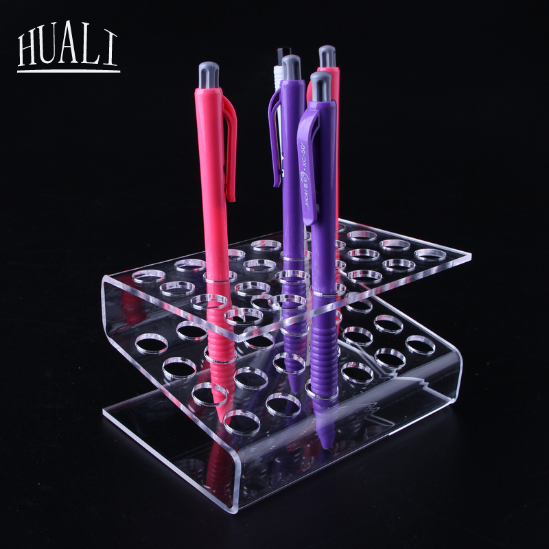 Acrylic 18 24 36 Pen Stand Eyebrow Pencil Color Pen Eyeliner Display Stand Multifunctional Display Stand