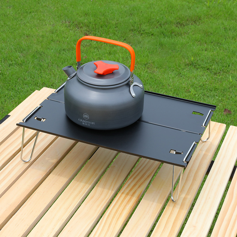 Cross-border outdoor aluminum alloy convenient folding table outdoor camping small table mini dining table tea table wholesale