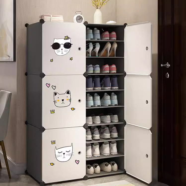 Shoe Rack Simple Doorway Household Multi-layer Dustproof Storage Box Indoor Shoe Cabinet Storage Artifact New 2025 Explosions
