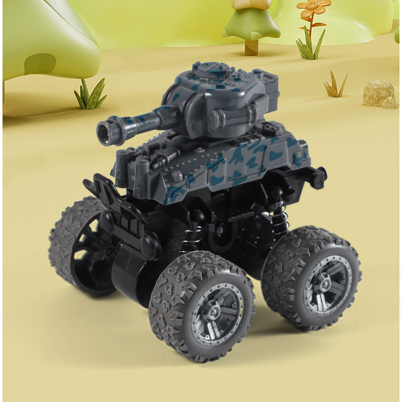 Picture of Off-road inertia pull-back four-wheel drive model boy stunt children's toy car crash car manufacturers wholesale