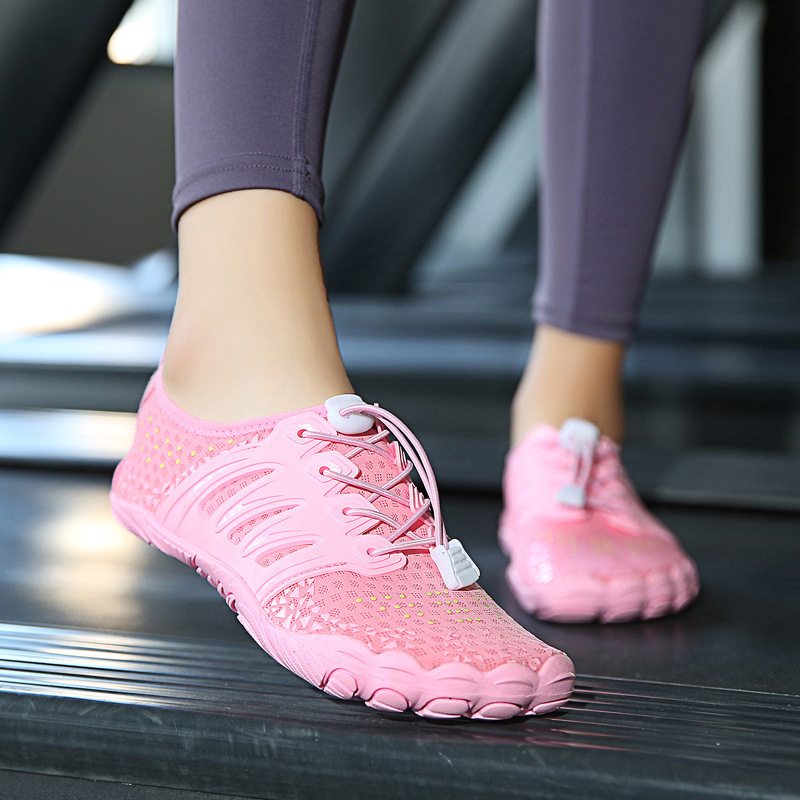New Outdoor plus size Rope Skipping Hiking sneaker Beach Shoes Women's Diving Swimming Traceway Shoes Five Fingers Wading Shoes for Men