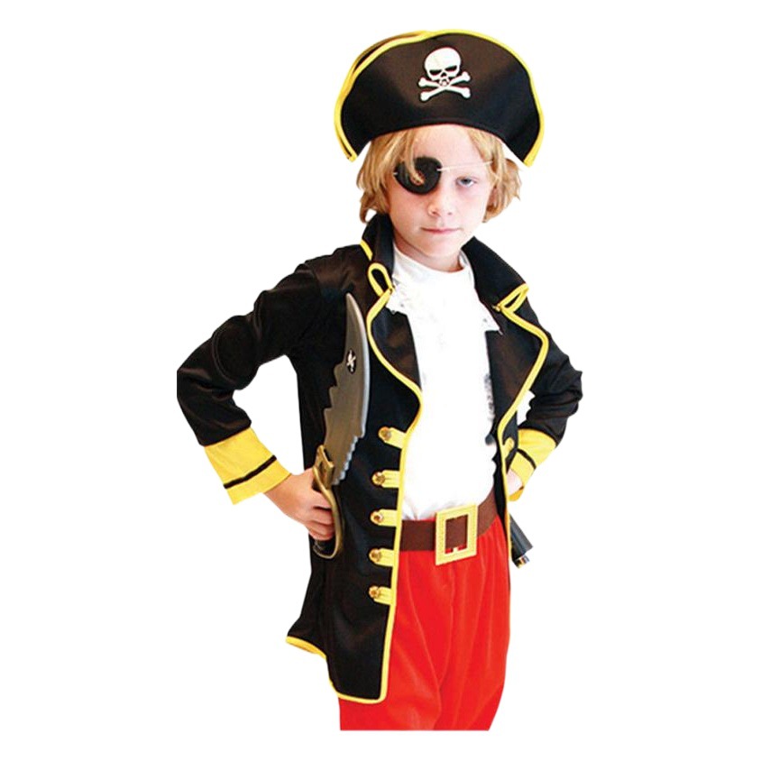 Halloween Performance Costumes, Makeup Stage Kidsren's Costumes, Caribbean Kidsren's Little Pirate Costumes