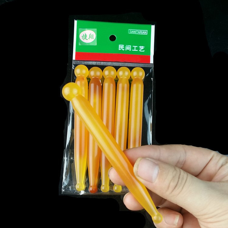 Picture of Sudi beef tendon pulling stick beauty stick acupuncture pen meridian massage stick facial eye pulling rod