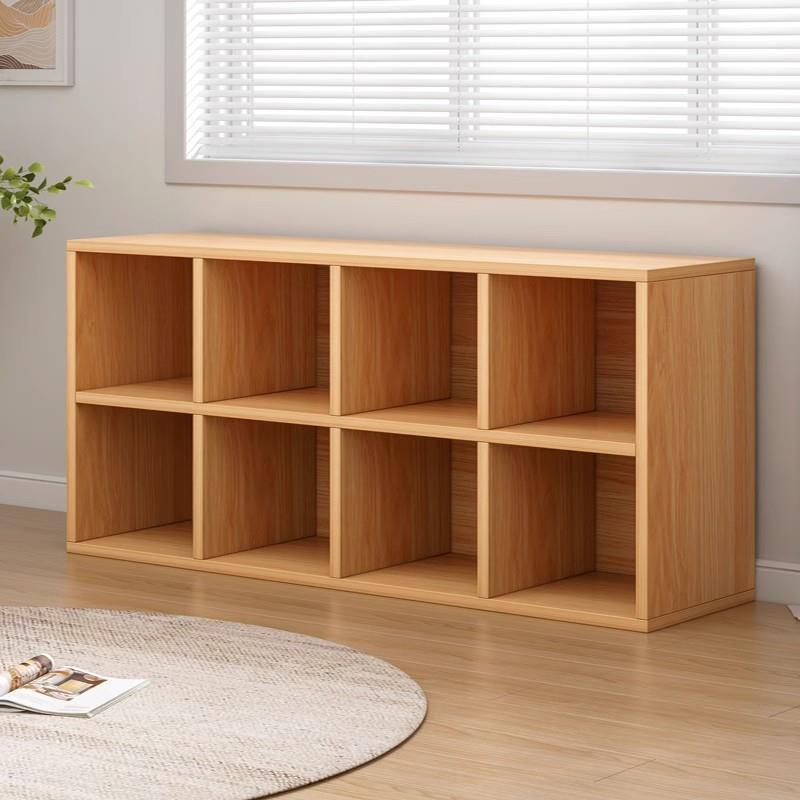 Cabinet Storage Cabinet Bookshelf Storage Rack Floor-Standing Bookcase Home Storage Cabinet Layered Eight-Compartment Cabinet Low Cabinet Grids Cabinet Tao