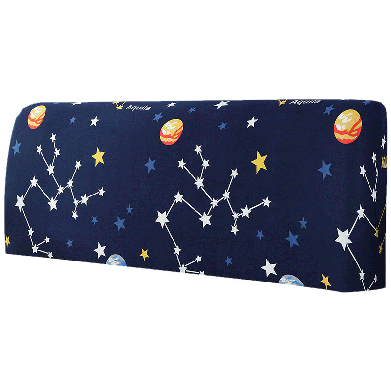 Picture of Nordic Bedhead Cover High Elastic Dust Cover Home Backrest Cover 1.8 m 1.5 Elastic Bedhead Cover Universal