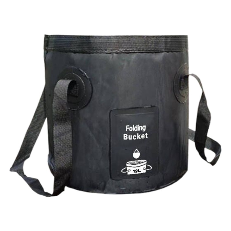 Large-Capacity Camping Outdoor Face Wash Bucket Pvc Fishing Bucket Foldable Car Wash Bucket Foot Soaking Bucket Convenient Camping Water Carrying Bucket
