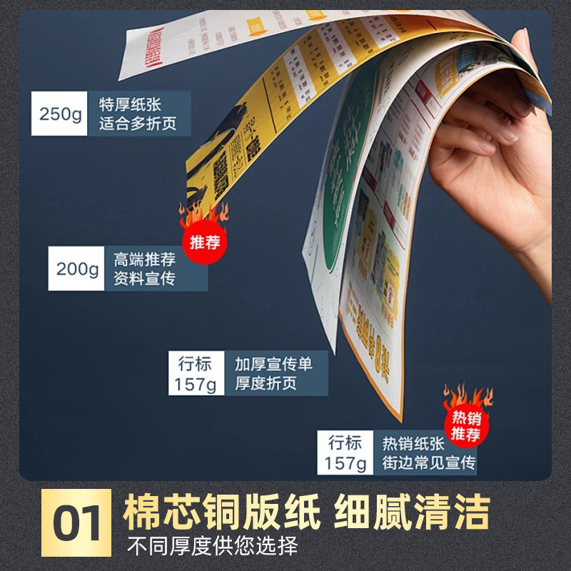 Picture of A4 Leaflet, Brochure, Color Page, Poster Design, Single Sheet, 70% off Pages, Dm Printing, Customized Promotion