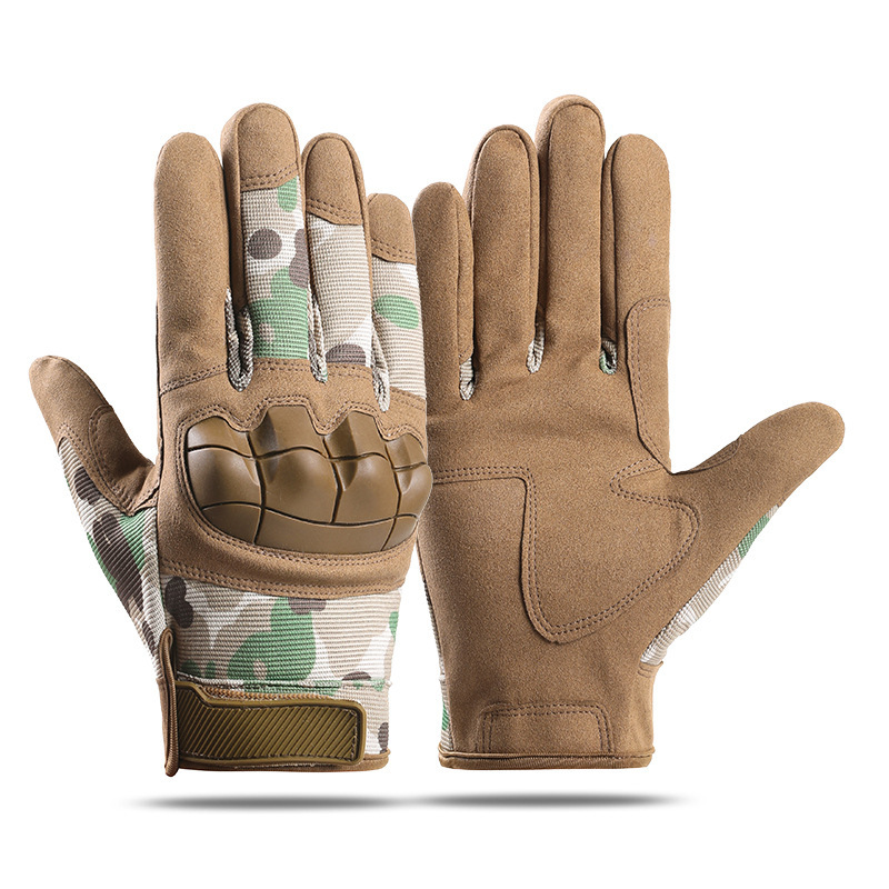 Outdoor Anti-slip Protective Riding Seal Technician Tactical Gloves Men's Cross-border Wear-resistant Half-finger Long-finger Special Forces Army Fans