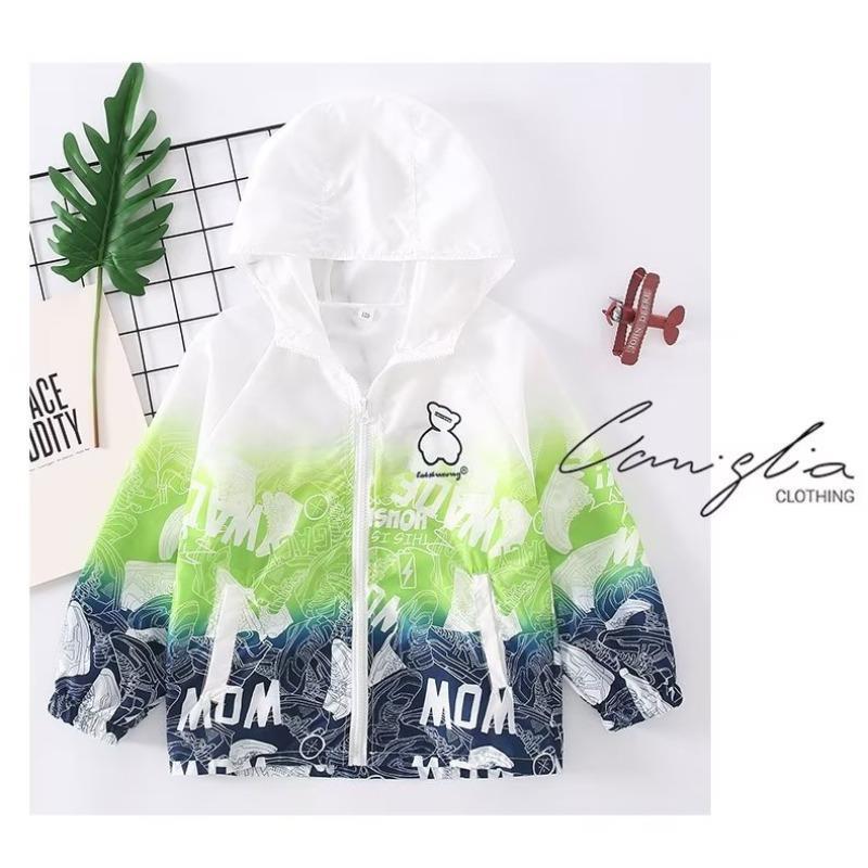 Picture of Children's Wear Boy's Summer Sun Protection Coat 2024 New Children's Summer Sun Protection Coat Thin Mid-Big Children's Summer Fashionable