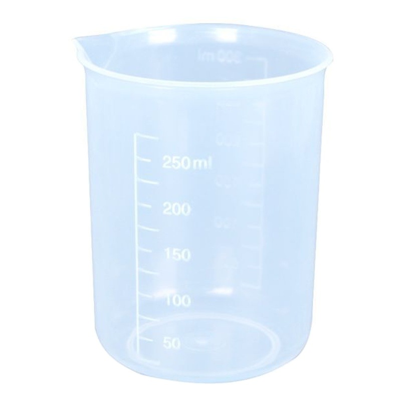 50ml plastic beaker 100ml experimental measuring cup 500ml non-handle measuring cup 1000ml double-sided scale Cup