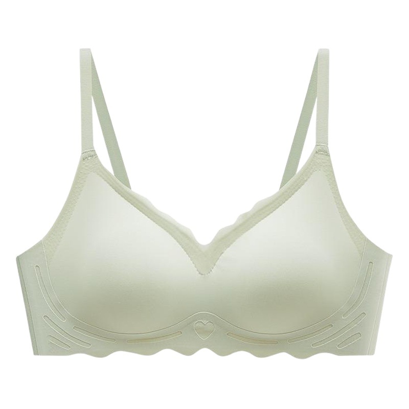 Seamless Underwear Women's Non-steel Ring Beautiful Back Large Chest Small Chest Gathered Sexy Sleeping Bra Collecting Accompanying Breast Thin Summer
