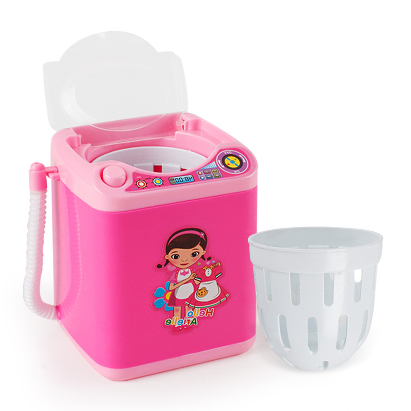 Picture of TikTok Upgraded Children's Mini Small Appliance Toy Electric Draining Basket Washing Machine Home Drying Dehydrator