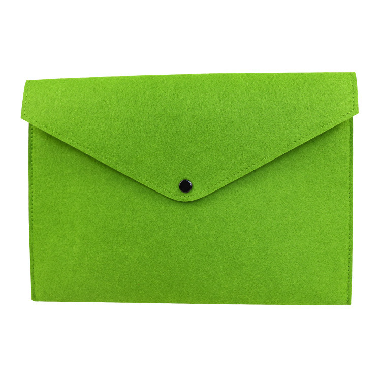Picture of Cross-border wholesale A4 creative felt file bag portable file bag solid color felt products file bag customization