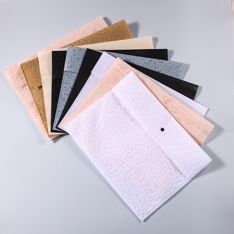 in stock non-woven clothing hidden buckle packaging bag travel storage bag clothing store clothes packaging bag custom LOGO
