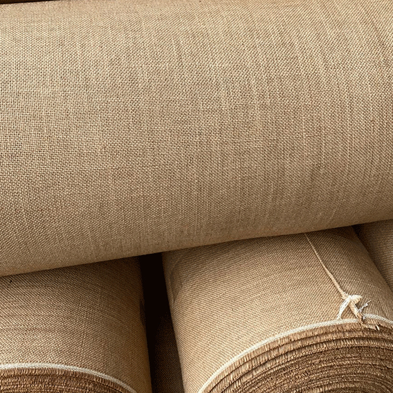 Linen Background Cloth Dining Cloth Natural Color Linen Textile Fabric Clothing Extra Wide Linen 4648 Jute Carpet Base Fabric