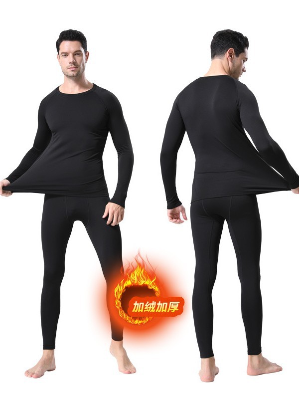 Tight fleece-lined Tight Pants Warm High Elastic Training Base Sports Running Fitness Compression Basketball Quick-drying Trousers