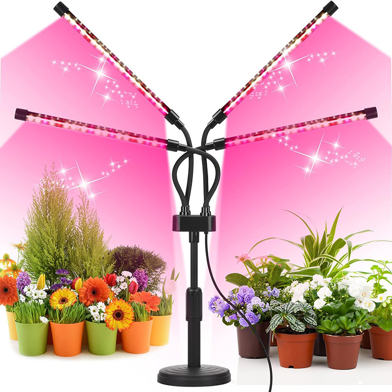 Led desktop telescopic plant light full spectrum green plant aquarium flowers and herbs seedling plant growth supplement light%