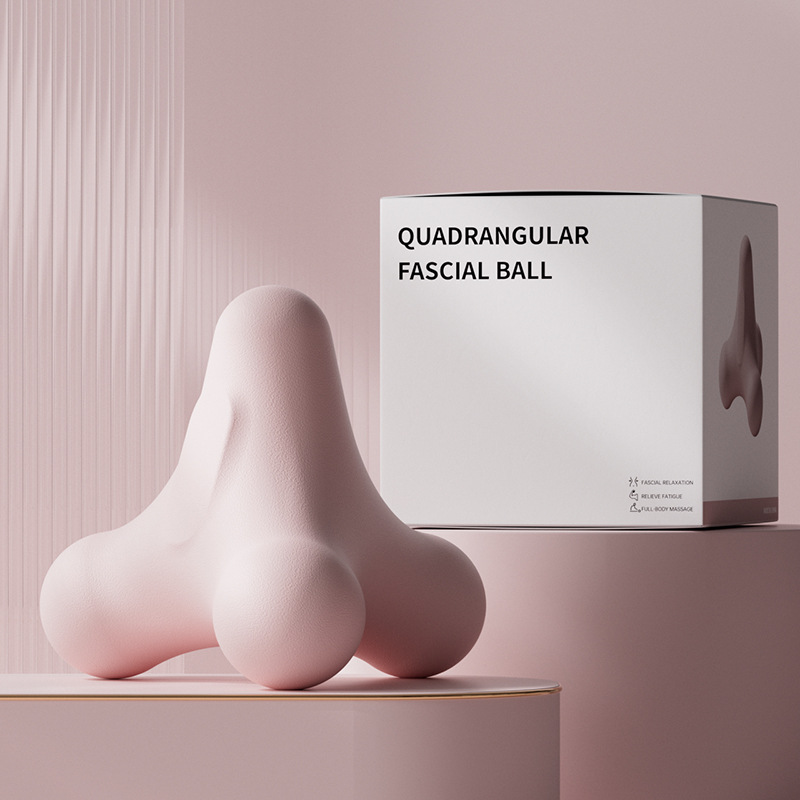 Picture of Four-Corner Fascia Ball, Foot Ball, Massage Shoulder, Neck, Waist and Hand Muscle, Lactic Acid Exercise, Relaxation Yoga Meridian Fitness Ball
