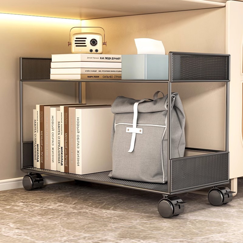 Shelves under student desks, mobile schoolbags, bookshelves, office desktops, book storage racks, workstations, pulleys, trolleys