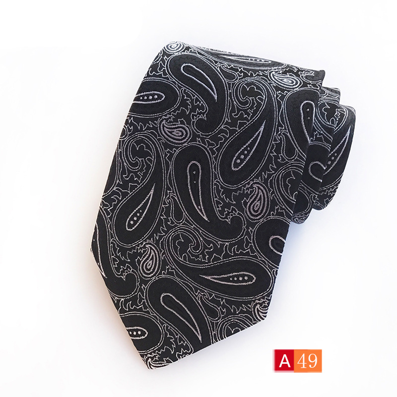 Picture of Source Factory Hot Jacquard Fabric Tie Men's Dress Business Suit Accessories Tie Wholesale