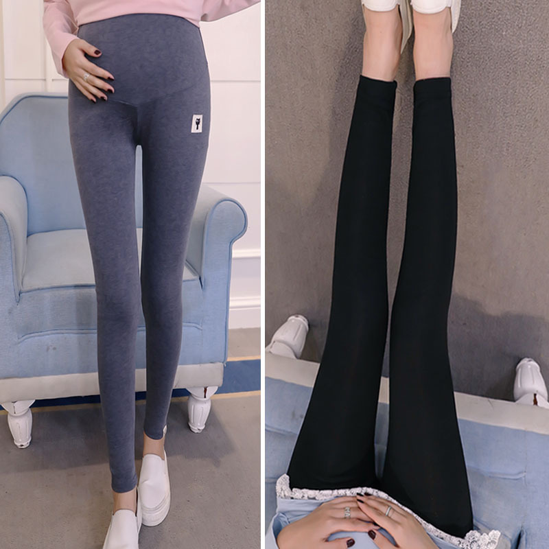 Picture of Spot Maternity Autumn Spring and Autumn Pants Trousers Kitten Leggings Autumn Korean Style Abdominal Pants Elastic Leggings