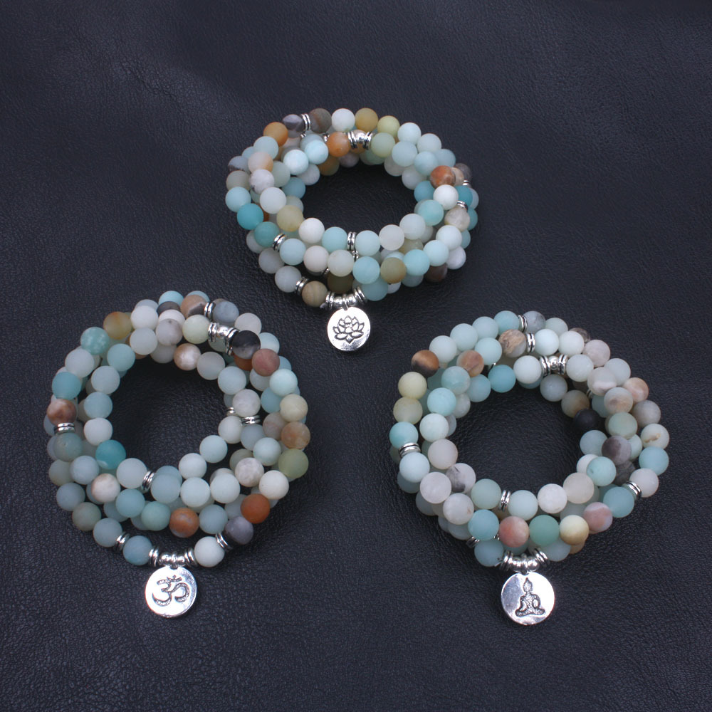 Natural Stone Bracelet Natural Amazon Color Bracelet for Men and Women Beads 6 PCT Beads wish Supply