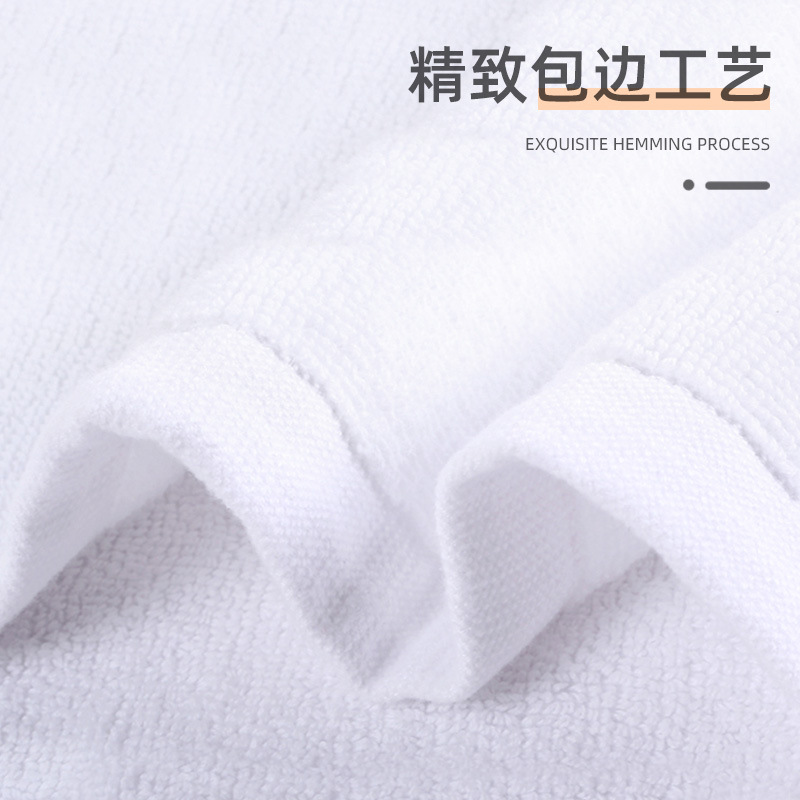 Picture of White square towel wholesale kindergarten small square cotton Star hotel catering KTV disposable cotton square towel