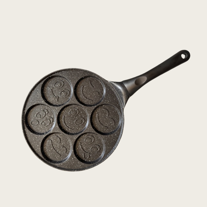 Picture of 1Pcmulti-Hole Egg Frying Pan Creative Porous Frying Pan Barbecue Plate Household Aluminum Alloy Series