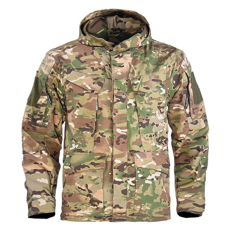 Hye Outdoor M65 Work Jacket Mid-Length Spring and Autumn Jacket Windproof Jacket Men's Jacket Tactical Jacket